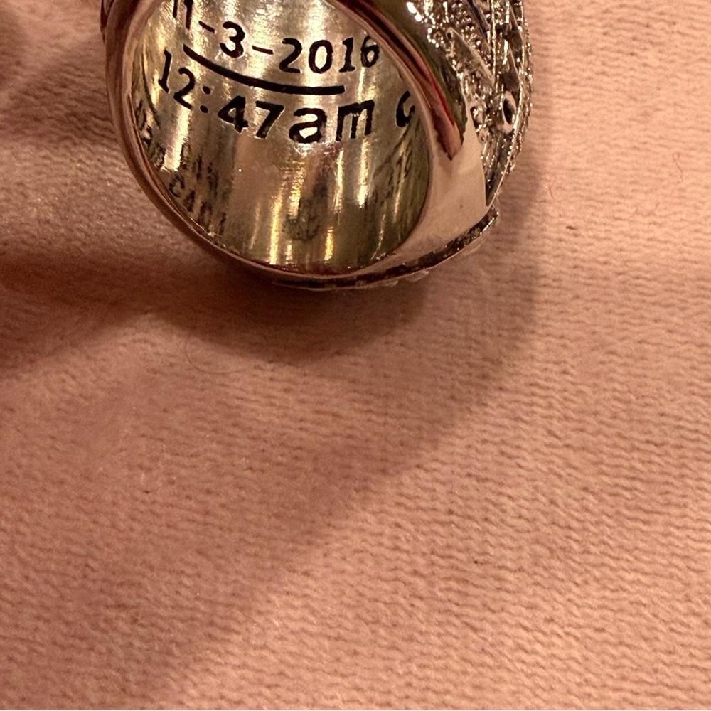 2016 Chicago Cubs World Series Champions Ring Rizzo 44 Replica w/ Box - Picture 6 of 8
